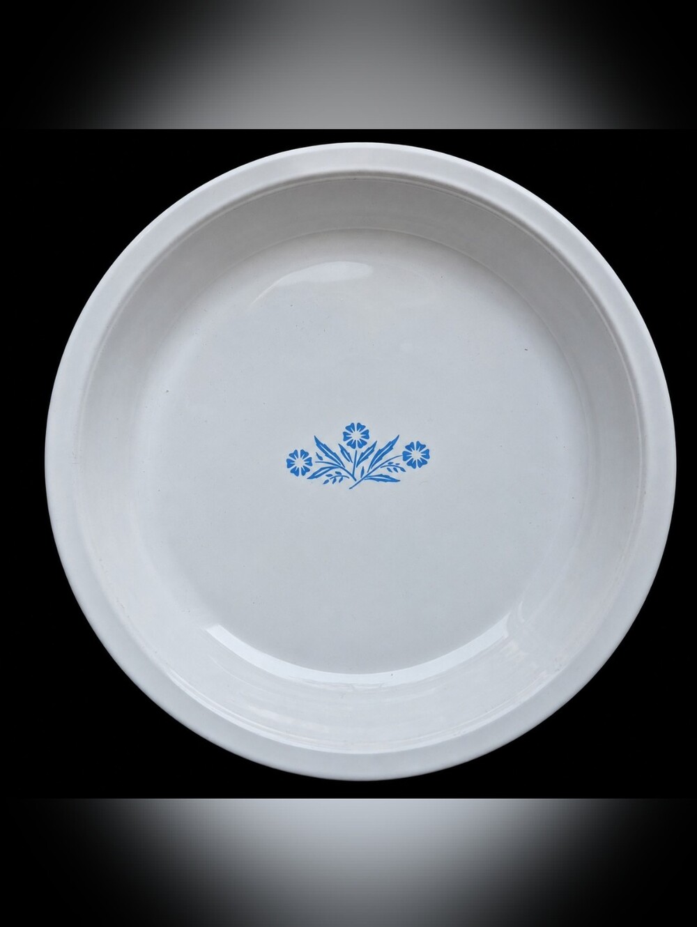 Vintage Corningware 9-inch Pie Plate  Iconic Blue Cornflower Pattern